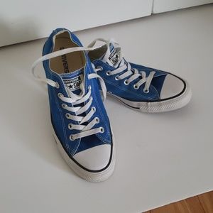 Blue Converse All Star Low Top Sneakers